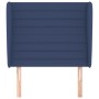 Kopfteil mit blauen Stoffohren 83x23x118/128 cm von , Kopf- und Fußteile - Ref: Foro24-3118076, Preis: 70,24 €, Rabatt: %