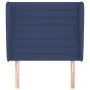 Kopfteil mit blauen Stoffohren 83x23x118/128 cm von , Kopf- und Fußteile - Ref: Foro24-3118076, Preis: 70,24 €, Rabatt: %