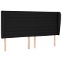 Headboard with black fabric ears 163x23x118/128 cm by , Headboards and footboards - Ref: Foro24-3118104, Price: 141,63 €, Dis...