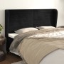 Kopfteil mit hellgrauen Samtohren 163x23x118/128 cm von , Kopf- und Fußteile - Ref: Foro24-3118152, Preis: 127,85 €, Rabatt: %