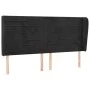 Headboard with light gray velvet ears 163x23x118/128 cm by , Headboards and footboards - Ref: Foro24-3118152, Price: 123,83 €...