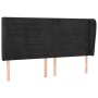 Kopfteil mit hellgrauen Samtohren 163x23x118/128 cm von , Kopf- und Fußteile - Ref: Foro24-3118152, Preis: 127,85 €, Rabatt: %