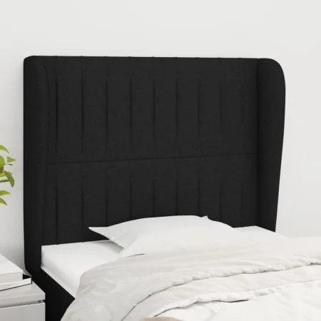 Headboard with black fabric ears 103x23x118/128 cm by , Headboards and footboards - Ref: Foro24-3118186, Price: 71,31 €, Disc...
