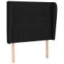 Headboard with black fabric ears 103x23x118/128 cm by , Headboards and footboards - Ref: Foro24-3118186, Price: 71,31 €, Disc...