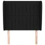 Headboard with black fabric ears 103x23x118/128 cm by , Headboards and footboards - Ref: Foro24-3118186, Price: 71,31 €, Disc...
