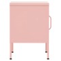 Pink steel bedside table 35x35x51 cm by vidaXL, Nightstands - Ref: Foro24-336211, Price: 71,87 €, Discount: %
