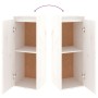 Muebles para TV 6 piezas madera maciza de pino blanco
