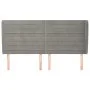 Kopfteil mit hellgrauen Samtohren 163x23x118/128 cm von , Kopf- und Fußteile - Ref: Foro24-3118150, Preis: 119,29 €, Rabatt: %