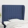 Cabecero con orejas de tela azul 103x23x118/128 cm de , Cabeceros y pies de cama - Ref: Foro24-3118190, Precio: 76,75 €, Desc...
