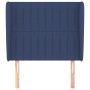Kopfteil mit blauen Stoffohren 103x23x118/128 cm von , Kopf- und Fußteile - Ref: Foro24-3118190, Preis: 78,44 €, Rabatt: %