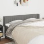 Kopfteil aus dunkelgrauem Stoff, 163 x 16 x 78/88 cm von , Kopf- und Fußteile - Ref: Foro24-3119013, Preis: 77,44 €, Rabatt: %