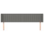 Kopfteil aus dunkelgrauem Stoff, 163 x 16 x 78/88 cm von , Kopf- und Fußteile - Ref: Foro24-3119013, Preis: 77,44 €, Rabatt: %
