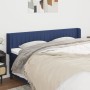 Kopfteil aus blauem Stoff, 163 x 16 x 78/88 cm von , Kopf- und Fußteile - Ref: Foro24-3119018, Preis: 72,38 €, Rabatt: %