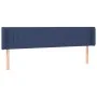 Kopfteil aus blauem Stoff, 163 x 16 x 78/88 cm von , Kopf- und Fußteile - Ref: Foro24-3119018, Preis: 69,85 €, Rabatt: %