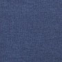 Cabecero de tela azul 163x16x78/88 cm
