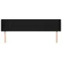Black fabric headboard 203x16x78/88 cm by , Headboards and footboards - Ref: Foro24-3119030, Price: 61,84 €, Discount: %