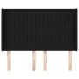 Headboard with black fabric ears 147x16x118/128 cm by , Headboards and footboards - Ref: Foro24-3119818, Price: 111,31 €, Dis...