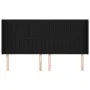 Headboard with black fabric ears 163x16x118/128 cm by , Headboards and footboards - Ref: Foro24-3119826, Price: 124,97 €, Dis...