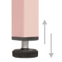 Pink steel bedside table 35x35x51 cm by vidaXL, Nightstands - Ref: Foro24-336211, Price: 71,87 €, Discount: %