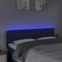 LED-Kopfteil aus blauem Stoff, 144 x 5 x 78/88 cm von , Kopf- und Fußteile - Ref: Foro24-3121854, Preis: 56,13 €, Rabatt: %