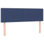 LED-Kopfteil aus blauem Stoff, 144 x 5 x 78/88 cm von , Kopf- und Fußteile - Ref: Foro24-3121854, Preis: 57,75 €, Rabatt: %
