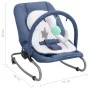 Baby-Schaukelhängematte aus marineblauem Stahl von vidaXL, Schaukelstühle und Babystühle - Ref: Foro24-10256, Preis: 103,56 €...
