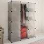 vidaXl Modular wardrobe with 9 compartments white 37x115x150 cm by vidaXL, Wardrobes - Ref: Foro24-240498, Price: 61,11 €, Di...