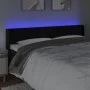 Kopfteil aus schwarzem Samt mit LED 163x16x78/88 cm von , Kopf- und Fußteile - Ref: Foro24-3123432, Preis: 74,27 €, Rabatt: %