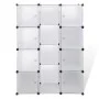 vidaXl Modular wardrobe with 9 compartments white 37x115x150 cm by vidaXL, Wardrobes - Ref: Foro24-240498, Price: 56,12 €, Di...