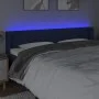 Kopfteil aus blauem Stoff mit LED 203x16x78/88 cm von , Kopf- und Fußteile - Ref: Foro24-3123502, Preis: 75,89 €, Rabatt: %