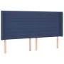 Cabecero con LED de tela azul 163x16x118/128 cm de , Cabeceros y pies de cama - Ref: Foro24-3124200, Precio: 116,57 €, Descue...