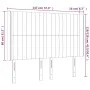Cabecero con LED de terciopelo rosa 147x16x118/128 cm de , Cabeceros y pies de cama - Ref: Foro24-3124339, Precio: 137,96 €, ...