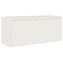 Muebles para TV 4 piezas madera maciza de pino blanco