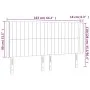 Kopfteil aus schwarzem Stoff mit LED 163x16x118/128 cm von , Kopf- und Fußteile - Ref: Foro24-3124294, Preis: 128,90 €, Rabat...