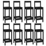 9-piece bar set solid black pine wood by , Furniture sets for kitchens and dining rooms - Ref: Foro24-3124726, Price: 598,35 ...