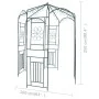 Dunkelgrüner Gartenbogen 250 cm von vidaXL, Pergolen, Bögen und Gartenspaliere - Ref: Foro24-40269, Preis: 127,46 €, Rabatt: %