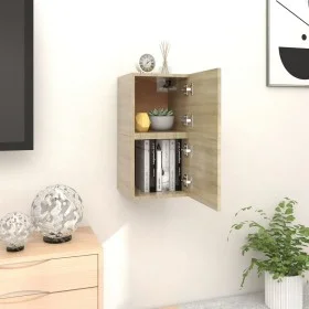 Muebles de salón de pared 2 uds roble Sonoma 30,5x30x30 cm de vidaXL, Muebles TV - Ref: Foro24-804491, Precio: 44,39 €, Descu...