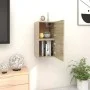 Wand-Wohnzimmermöbel 2 Stk. Sonoma-Eiche 30,5x30x30 cm von vidaXL, TV-Möbel - Ref: Foro24-804491, Preis: 44,39 €, Rabatt: %