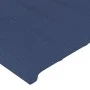 Bed frame with headboard gray taupe blue fabric 140x200 cm by , Beds and slatted bases - Ref: Foro24-3125225, Price: 205,59 €...