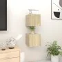 Wall living room furniture 2 pcs Sonoma oak 30.5x30x30 cm by vidaXL, TV Furniture - Ref: Foro24-804491, Price: 44,39 €, Disco...