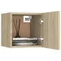 Wand-Wohnzimmermöbel 2 Stk. Sonoma-Eiche 30,5x30x30 cm von vidaXL, TV-Möbel - Ref: Foro24-804491, Preis: 44,39 €, Rabatt: %