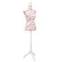 Damenbüste aus weißer Baumwolle mit Rosen von vidaXL, Galanten in der Nacht - Ref: Foro24-30030, Preis: 77,42 €, Rabatt: %