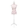 Maniquí de busto de mujer algodón blanco con rosas de vidaXL, Galanes de noche - Ref: Foro24-30030, Precio: 86,62 €, Descuent...