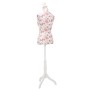 Damenbüste aus weißer Baumwolle mit Rosen von vidaXL, Galanten in der Nacht - Ref: Foro24-30030, Preis: 77,42 €, Rabatt: %