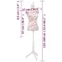 Maniquí de busto de mujer algodón blanco con rosas de vidaXL, Galanes de noche - Ref: Foro24-30030, Precio: 86,62 €, Descuent...