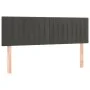 Box spring bed with dark gray velvet mattress 140x190 cm by , Beds and slatted bases - Ref: Foro24-3127608, Price: 441,52 €, ...
