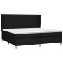Box spring bed with black fabric mattress 200x200 cm by , Beds and slatted bases - Ref: Foro24-3128711, Price: 684,93 €, Disc...