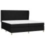 Box spring bed with black fabric mattress 200x200 cm by , Beds and slatted bases - Ref: Foro24-3128711, Price: 651,89 €, Disc...