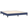 Boxspringbett mit blauer Stoffmatratze 160x200 cm von , Betten und Lattenroste - Ref: Foro24-3129807, Preis: 486,27 €, Rabatt: %