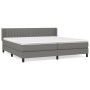 Boxspringbett mit dunkelgrauer Stoffmatratze 200x200 cm von , Betten und Lattenroste - Ref: Foro24-3129898, Preis: 576,40 €, ...